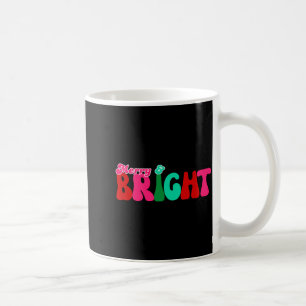 Merry And Bright Maximalist Peach Christmas Toddle Coffee Mug