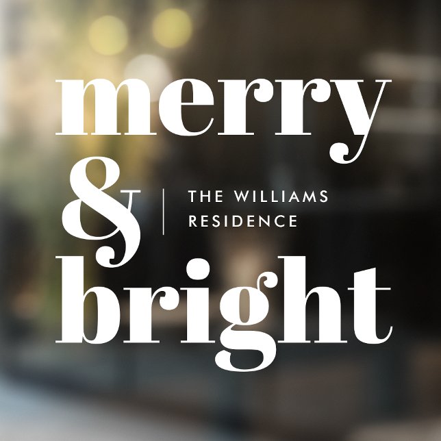 Merry and Bright Minimalist Trendy White Christmas (Creator Uploaded)