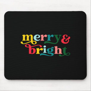 Merry And Bright Modern Christmas Womens Mouse Pad