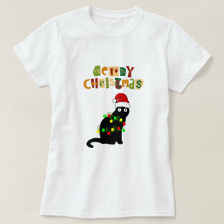 Merry and Bright Modern Red Women's Christmas T T-Shirt
