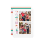 Merry and Bright Modern Whimsical 2-Photo