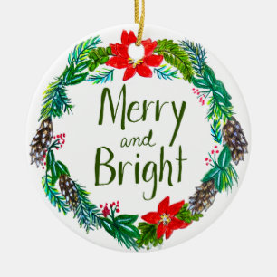 Merry and Bright Ornament