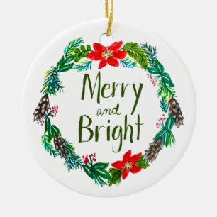 Merry and Bright Ornament