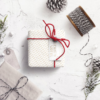 Merry and Bright Personalised Gift Tags