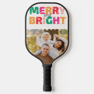 Merry And Bright Pickleball Paddle