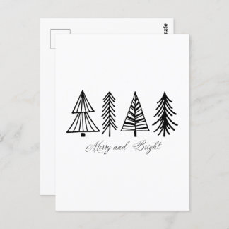 Merry and Bright Postcard