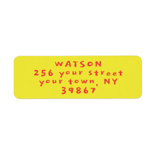 Merry and Bright return address