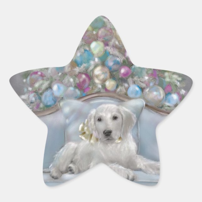 Merry and Bright Star Sticker (Front)