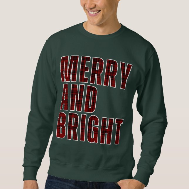 MERRY AND BRIGHT  SWEATSHIRT (Front)