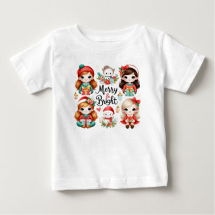 Merry and Bright T-shirt kids