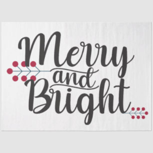 Merry and Bright Tissue Paper