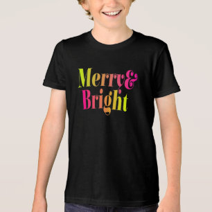 merry and bright Tri-Blend shirt