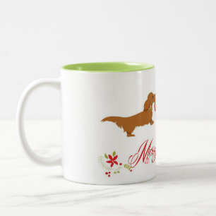 Merry and Bright Two-Tone Coffee Mug