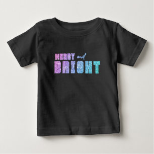 Merry and Bright Unicorn Colours Baby T-Shirt