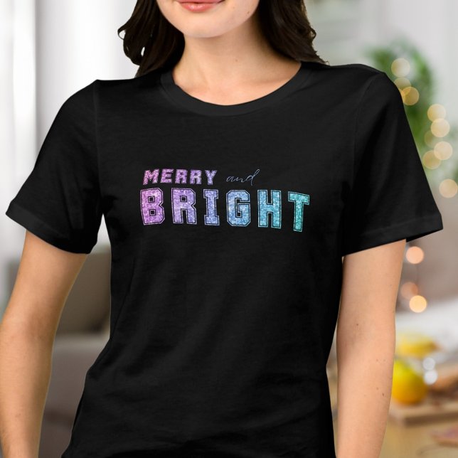 Merry and Bright Unicorn Colours Tri-Blend Shirt (Creator Uploaded)