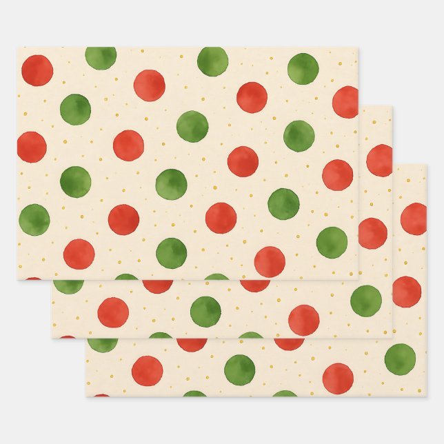 Merry and Bright Wrapping Paper Sheet (Set)