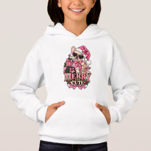 Merry And Cute French Bulldog Pink Christmas Bouje