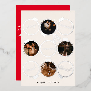 Merry and Married Ornaments Multiple Photo