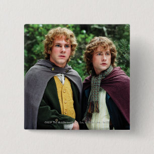 Merry and Peregrin 15 Cm Square Badge