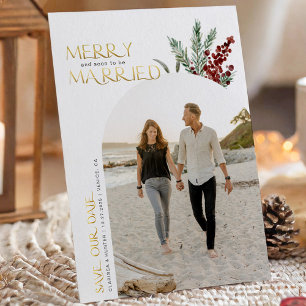 Merry And Soon To Be Married Christmas Save The Da Date