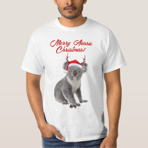Merry Aussie Christmas Koala bear T-Shirt