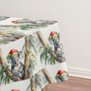 Merry Aussie Christmas Koala Tablecloth