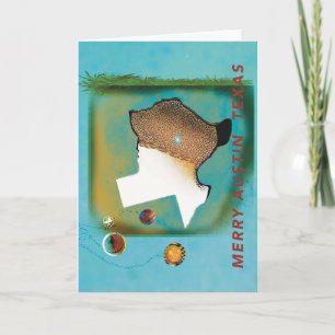 MERRY AUSTIN TEXAS 1 CARD