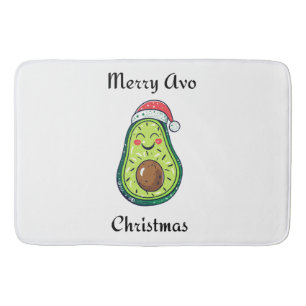 Merry Avo Christmas  Bath Mat