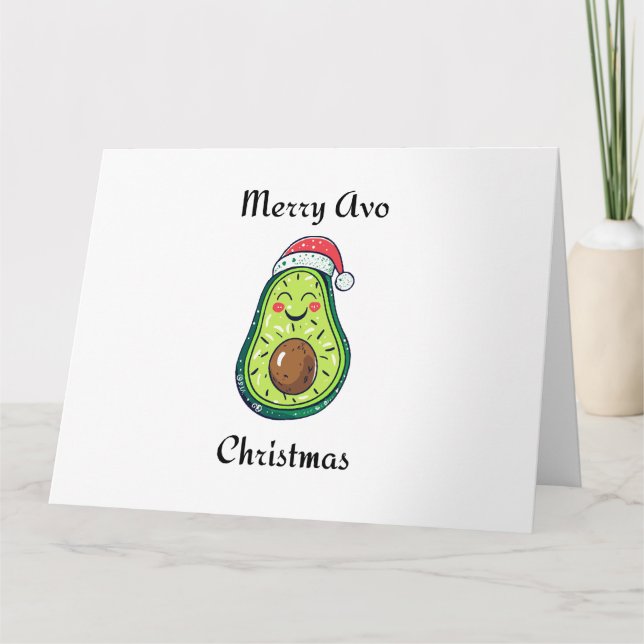 Merry Avo Christmas  Card (Front)