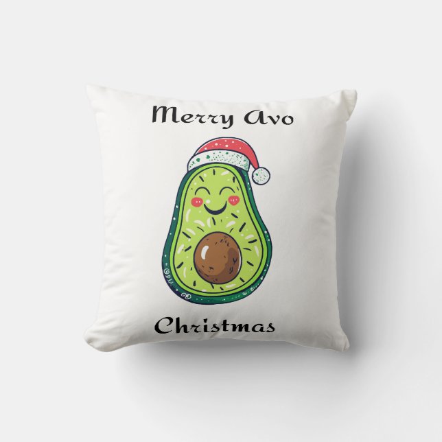 Merry Avo Christmas  Cushion (Front)