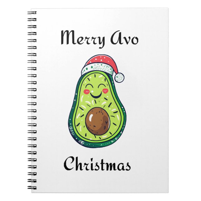 Merry Avo Christmas  Notebook (Front)
