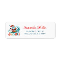 Merry Beachmas Christmas In July Party Invite Two