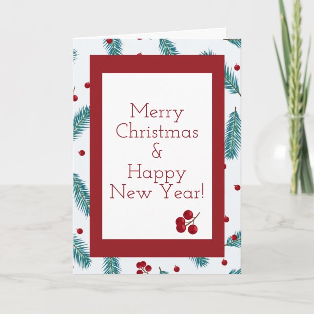 Merry Berry Christmas Card (Front)