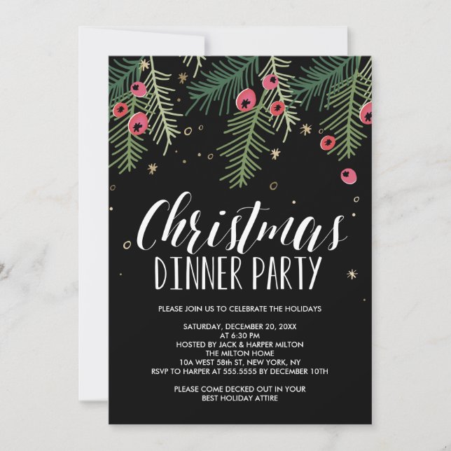 Merry Berry Collection Invitation (Front)