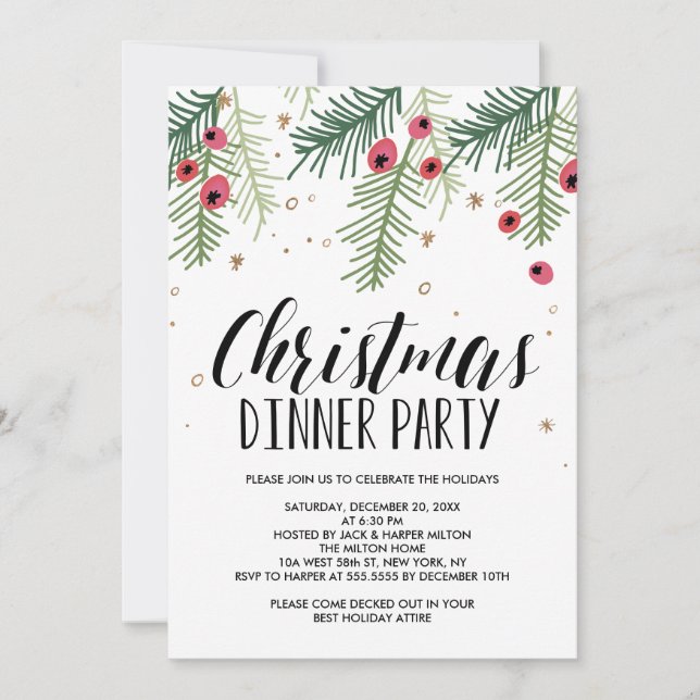 Merry Berry Collection Invitation (Front)