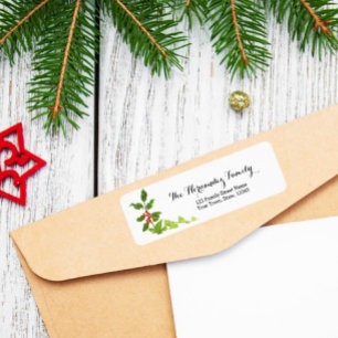 Merry Berry Collection Label Christmas Noel