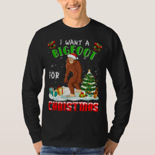 Merry Bigfoot Christmas Pajama Ugly Sweater Santa