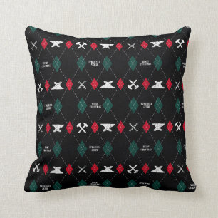 Merry Blacksmith Christmas Cushion