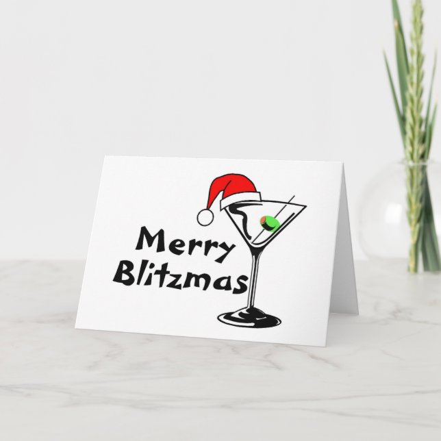 Merry Blitzmas Holiday Card (Front)
