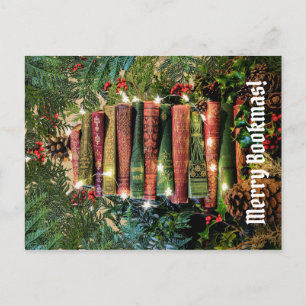 Merry Bookmas Postcard