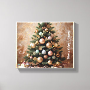 "Merry & Bright" Canvas Print
