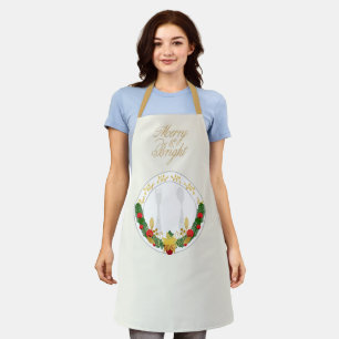 Merry & Bright Christmas Apron
