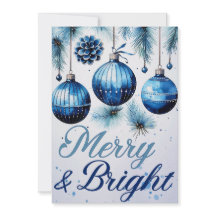 "Merry & Bright" Christmas Cards Set
