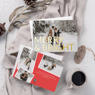 Merry Bright Christmas Elegant Photo