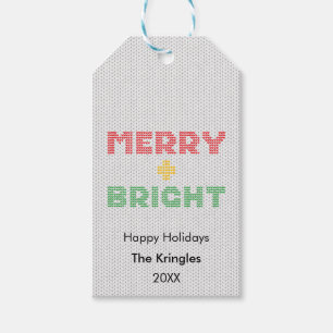 Merry & Bright Christmas Gift Tags