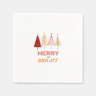 Merry & Bright Christmas Napkins