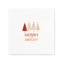 Merry & Bright Christmas Napkins