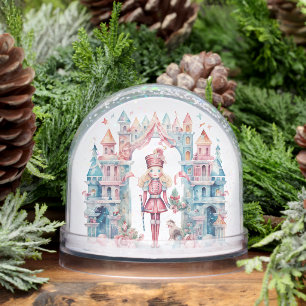 Merry & Bright & Christmas Nutcracker  Snowglobe