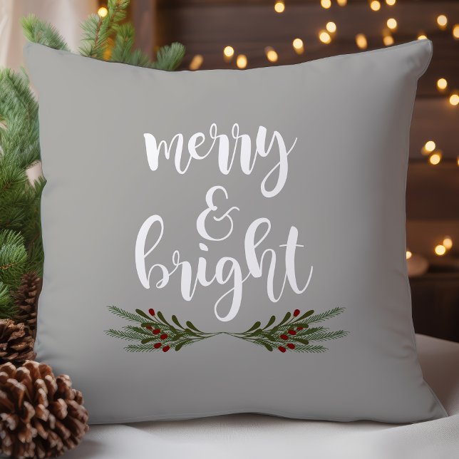 Merry & Bright Christmas Pine Cushion (Creator Uploaded)