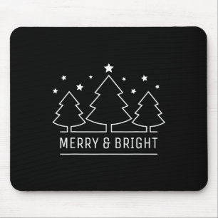 Merry Bright Christmas Women Men Kids Boys Girls X Mouse Pad